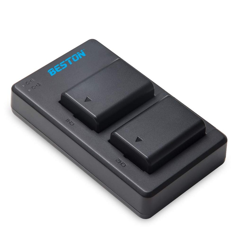 Beston NP-FW-50 2x Battery pack with charger for Sony