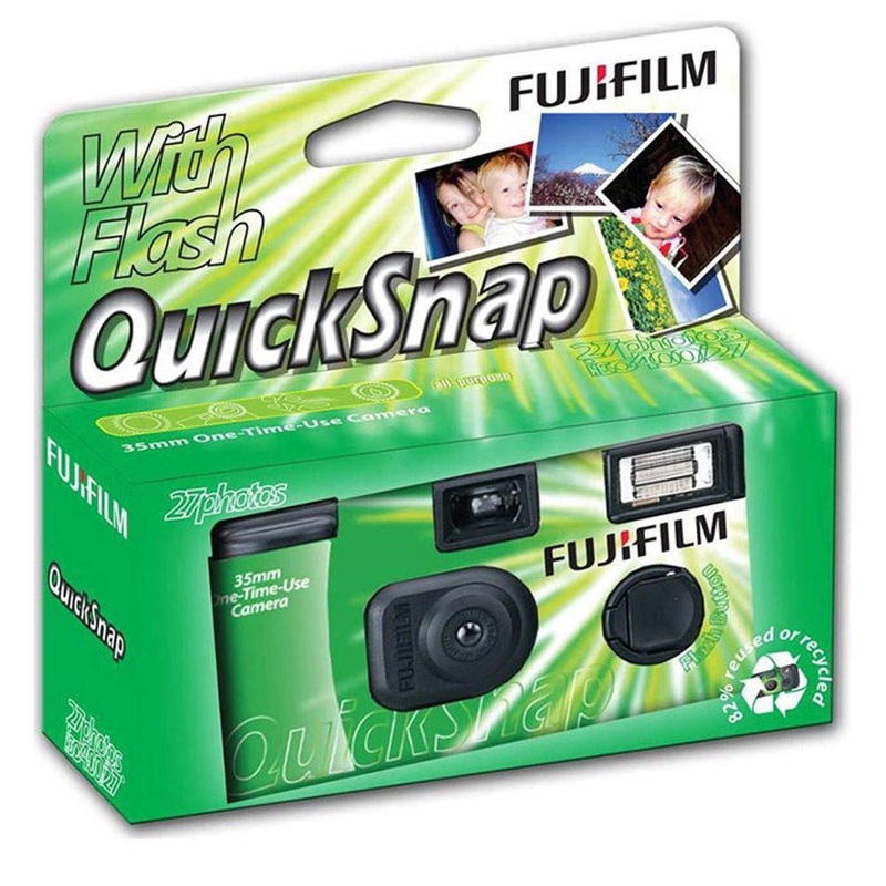 Expired Fujifilm QuickSnap Superia Xtra 400 35mm Disposable Film Camera with 27 Exposures