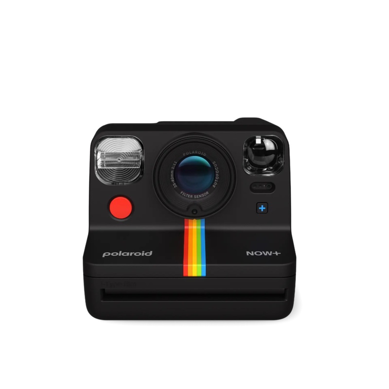 Polaroid Now+ Generation 2 i-Type Instant Camera + 5 Lens Filters – Black
