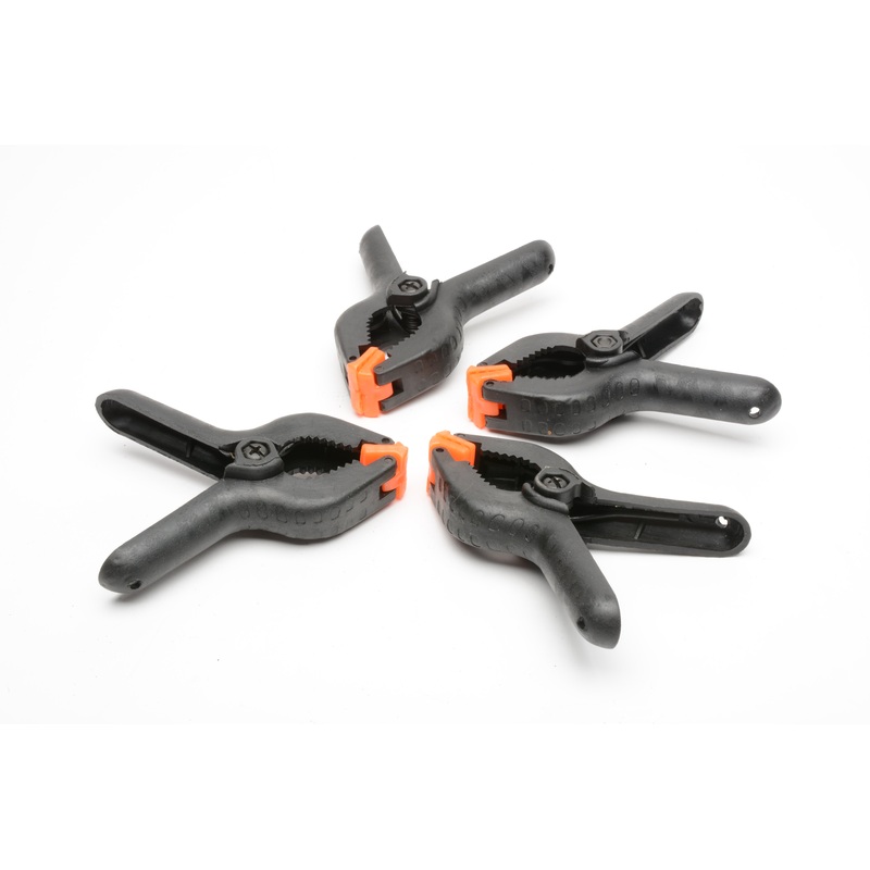 4X Pack of 3.5 inch Professional Plastic Small Spring Clamps – Heavy Duty