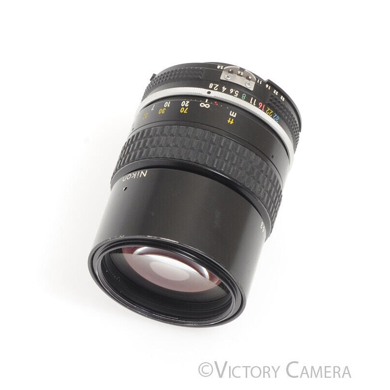 Nikon Nikkor 135mm f2.8 AI Manual Focus Telephoto Prime Lens -Read- [EXC-]