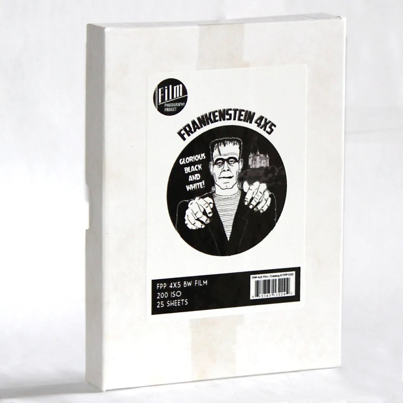 FPP Frankenstein 200 Black and White Negative Film – 4×5 – ISO 200 – 25 Sheets