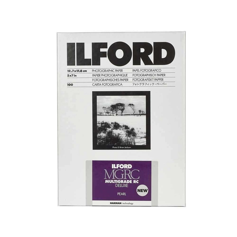 Ilford Pearl 12.7 x 17.8 (cm) – 100 Pack Multigrade V RC Deluxe Photographic Paper