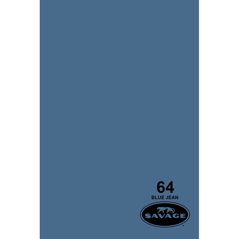 Savage Widetone Seamless Background Paper (#64 Blue Jean, 9ft x 36ft)