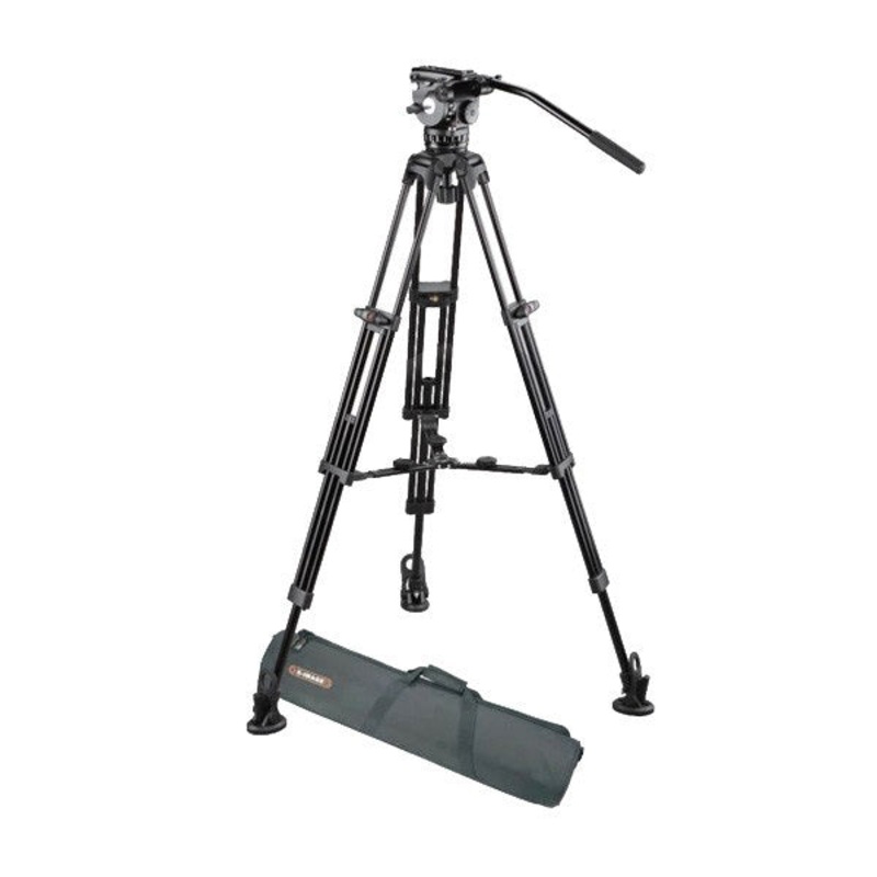 E-image EG06FC2 75mm Two Stage Carbon Fibre Tripod Kit