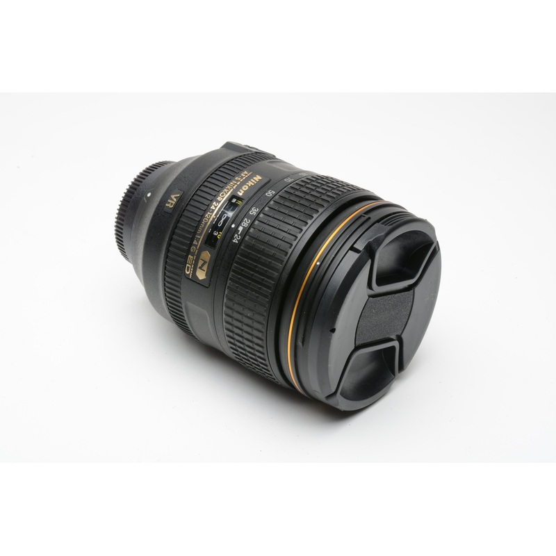 Nikon AF-S Nikkor 24-120mm F4 G ED N Versatile zoom lens +caps, sharp!