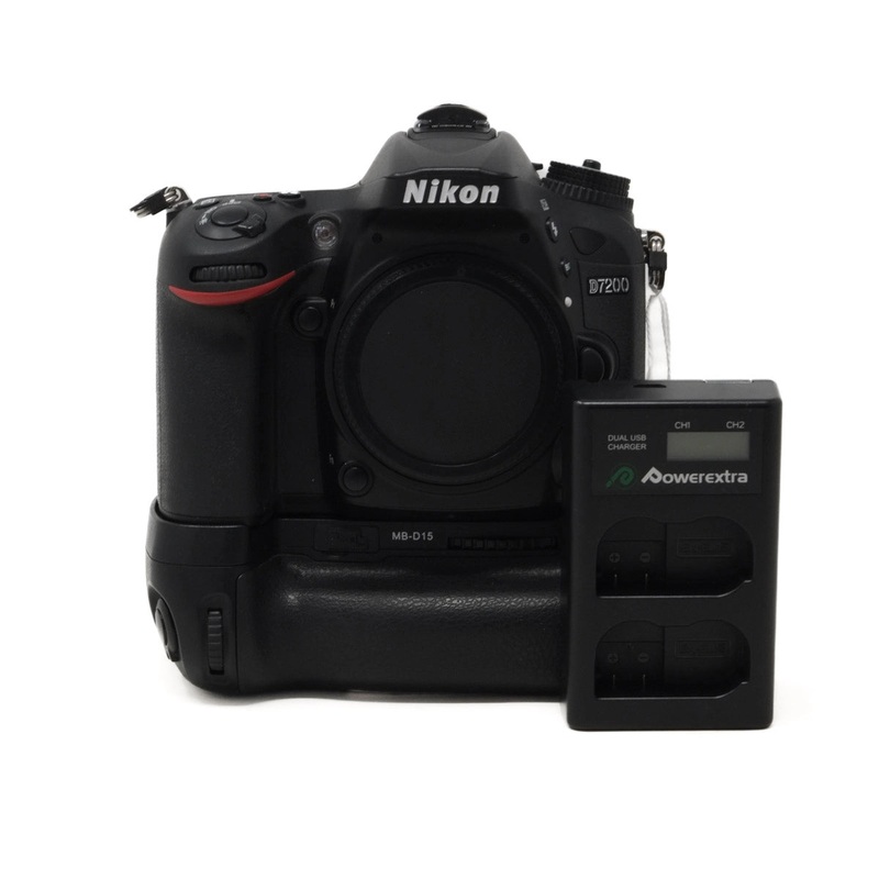 Used Nikon D7200 DSLR camera body + Battery Grip (SH43371)