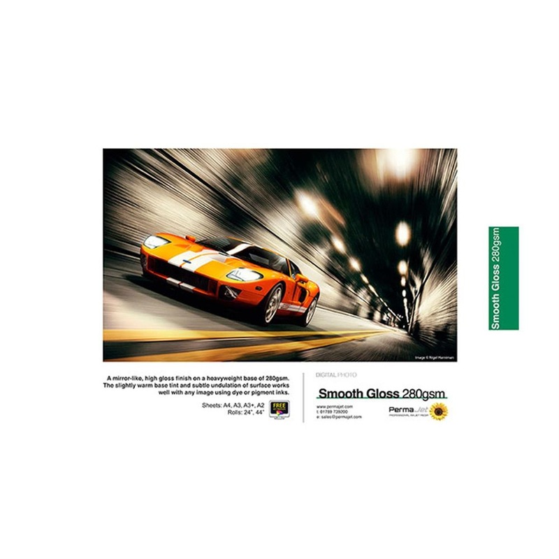 Permajet Smooth Gloss 280 Printing Paper A4 – 250 Sheets