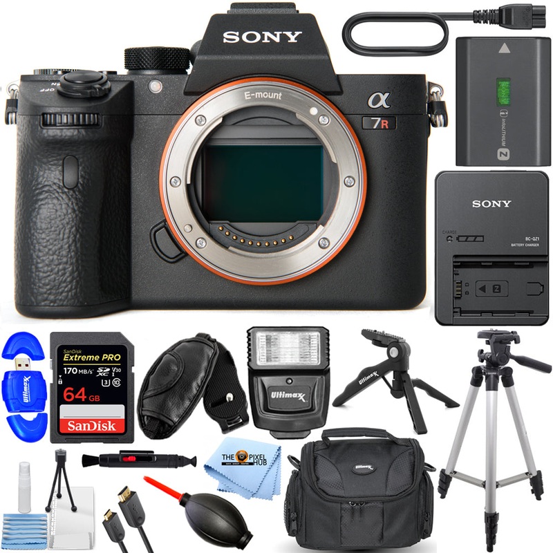 Sony Alpha a7R IIIA Mirrorless Digital Camera (Body) – 12PC Accessory Bundle