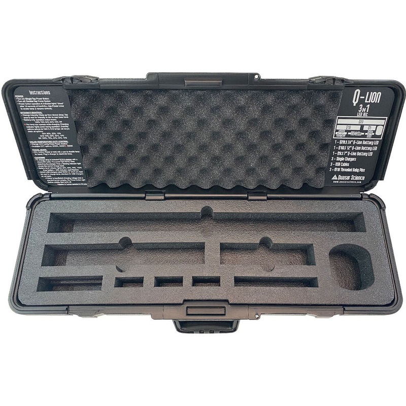Quasar Science Q-Lion 3X1 Case and Foam Black – CASE-QL3X1
