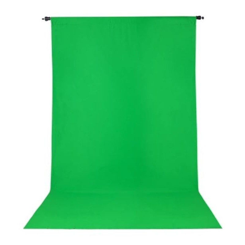 Westcott 130 9×10 ft Wrinkle Resistant Backdrop Screen, Cotton Green Chroma-Key