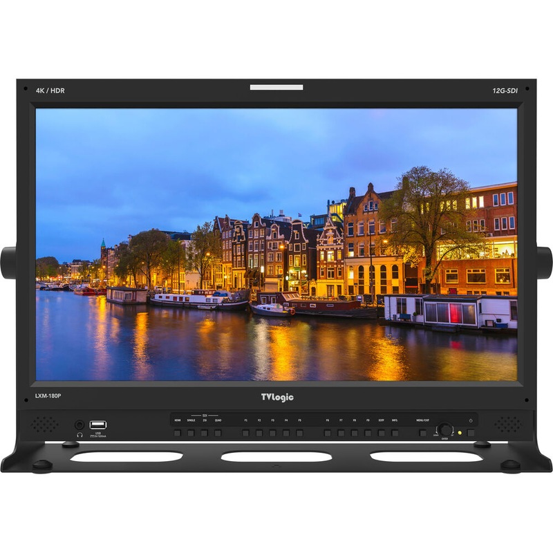 TVLogic LXM-180P DCI/UHD 4K HDR 12G-SDI Monitor