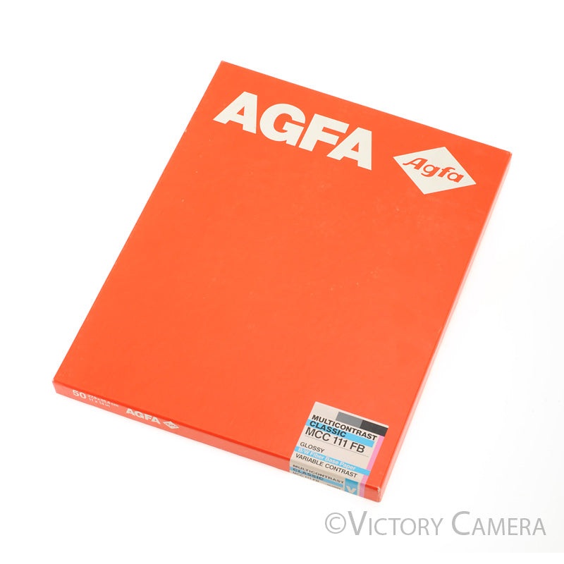 Agfa 11×14 Fiber Base B&W Glossy MCC 111 FB Paper -Cold Stored- [AS-IS]