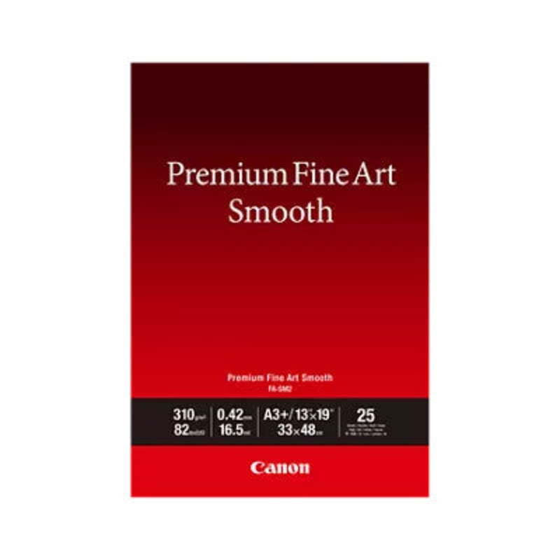 Canon Paper Premium Fine Art Smooth 13”x19” 25 Sheets
