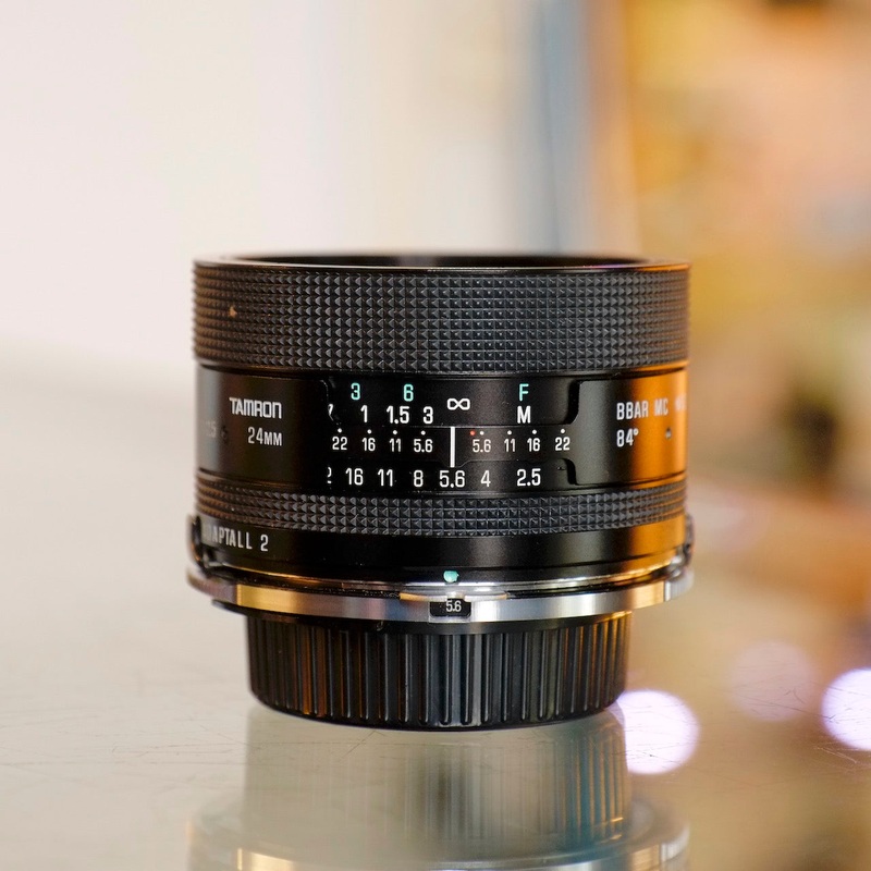 Tamron Adaptall 24mm f2.5 with Nikon F mount