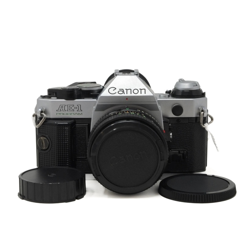 Used Canon AE-1 Program + 50mm F1.8 Film SLR camera (SH43360)