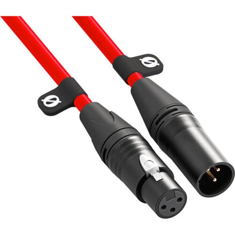 RODE XLR Male to XLR Female Cable (9.8′, Red)