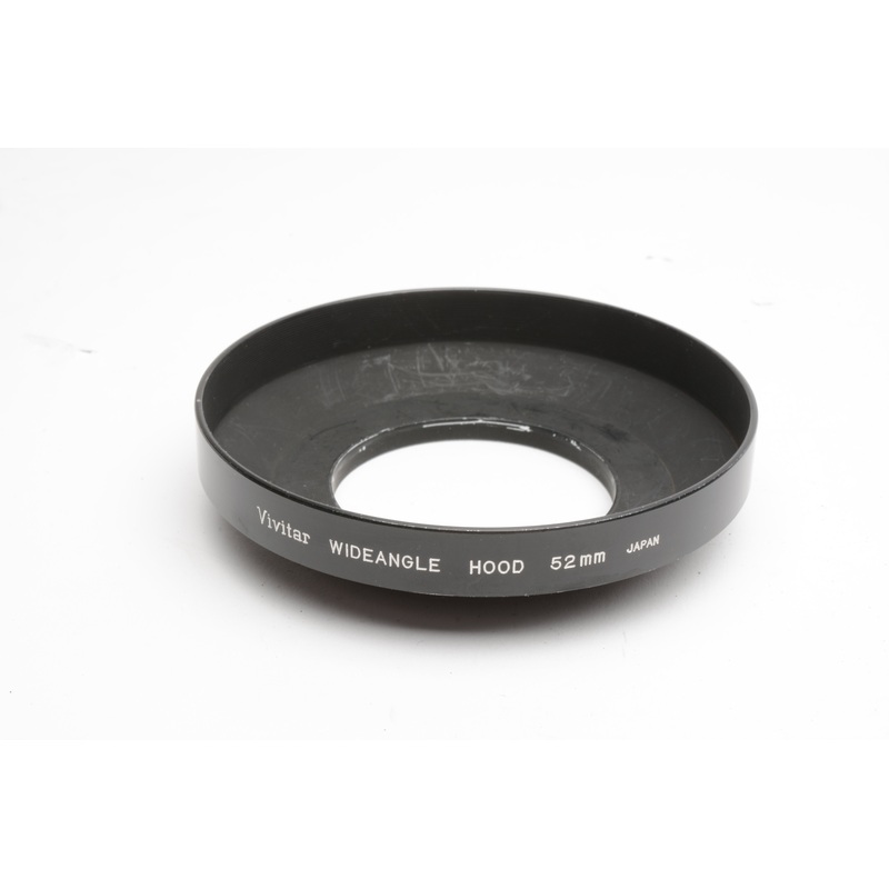 52mm wide angle metal lens hood, very nice and clean