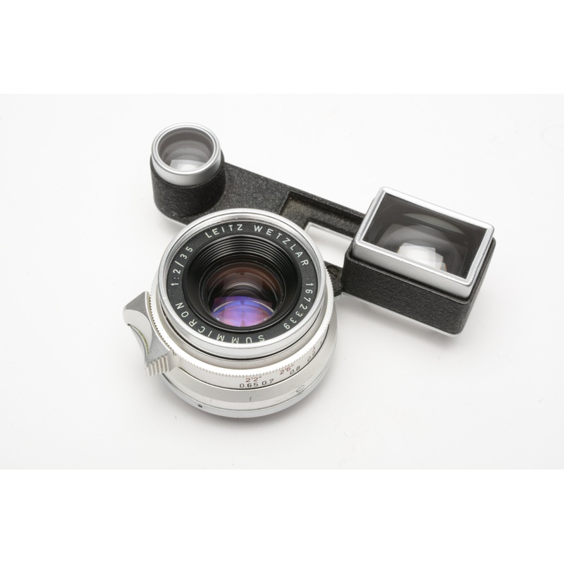 Leica Summicron-M 35mm f2 V1 8 Element 11308 w/Goggles, Great!!