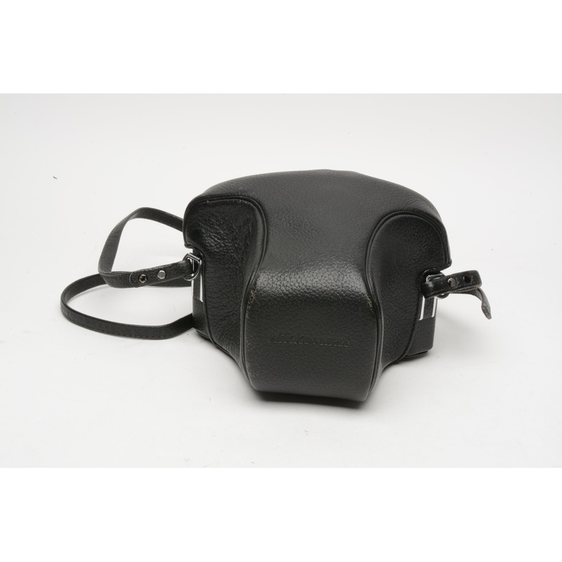 Nikon Nikkormat FT N FTN Black Leather Everready Case, Very clean w/Strap