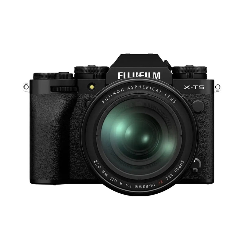 Fujifilm X-T5 Mirrorless Camera with 16-80mm f4 lens – Black