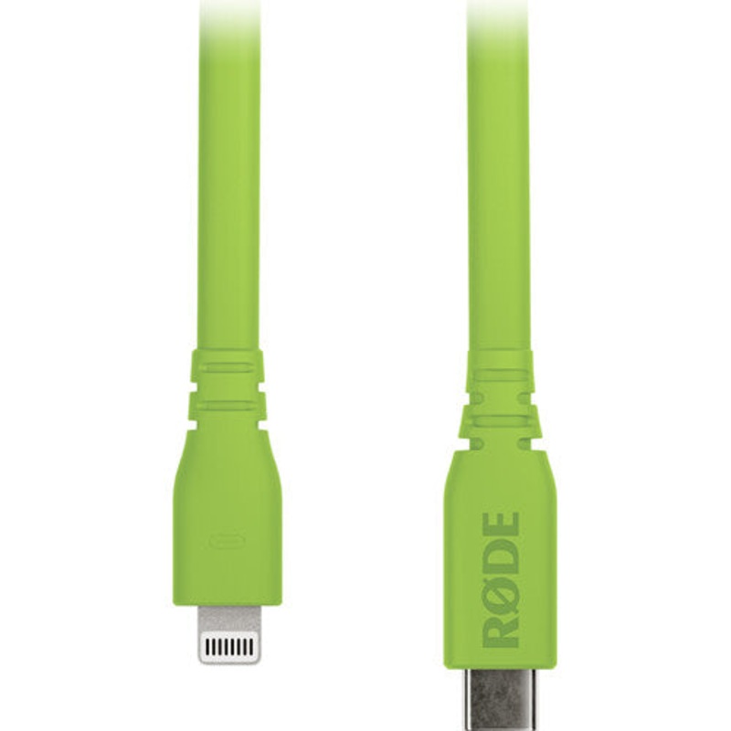 RODE SC19 Lightning to USB-C Cable (Green, 5′)
