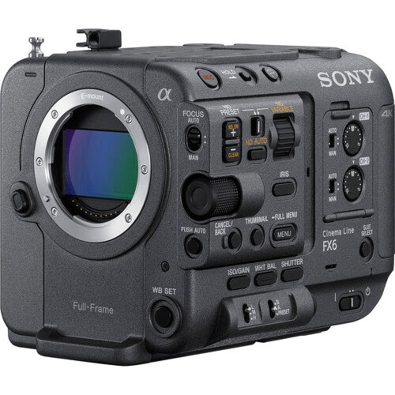 Sony FX6 Full-Frame Cinema Camera Body