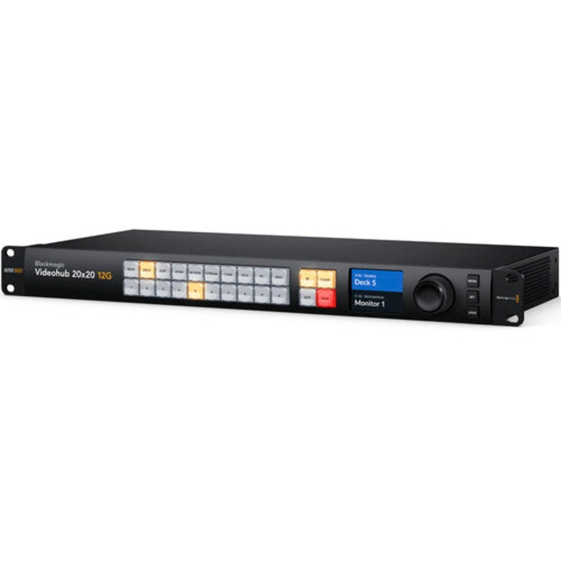 Blackmagic Design Videohub 20×20 12G Zero-Latency Video Router