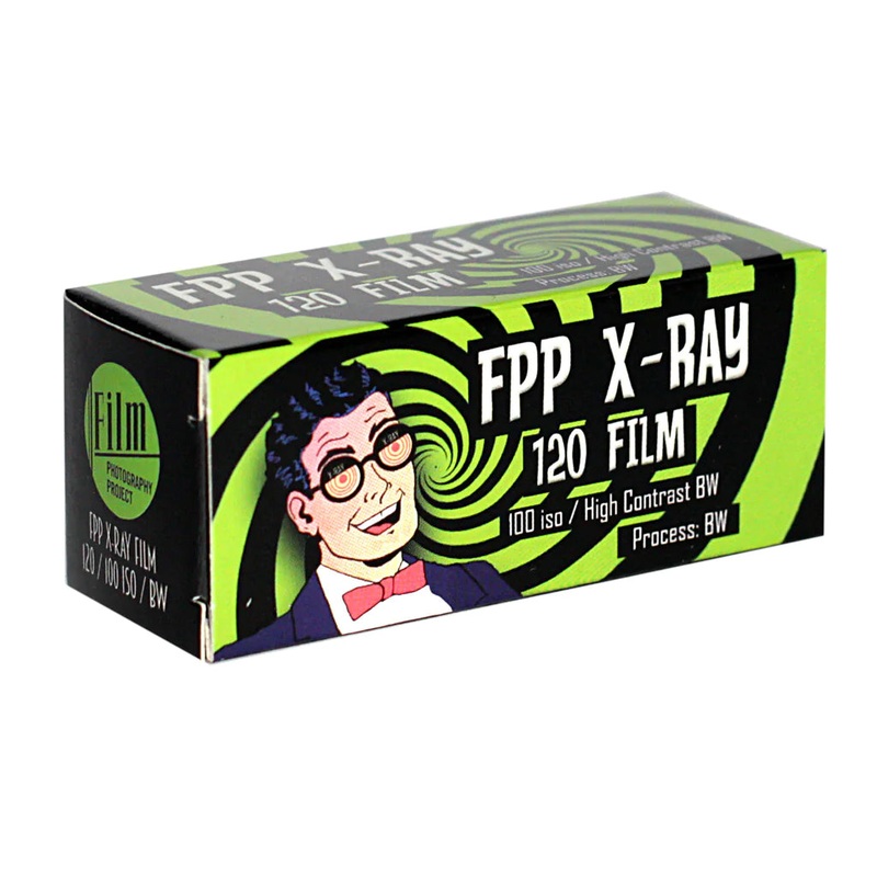 FPP X-Ray Black and White Negative Film – 120 Roll