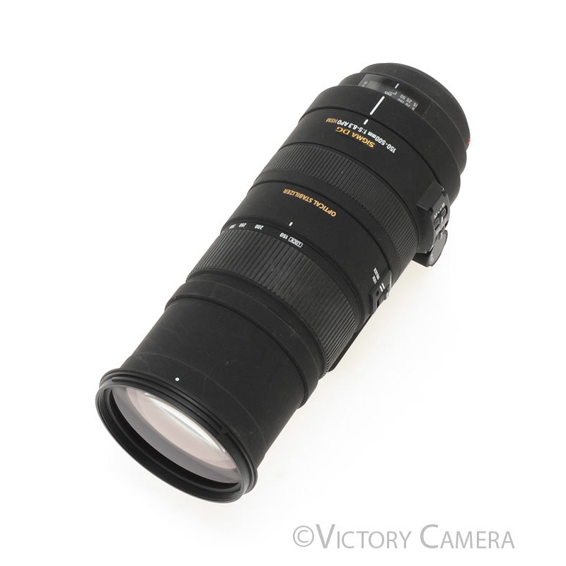 Sigma DG 150-500mm f5-6.3 APO HSM Zoom Lens for Sony A Mount [EXC+]