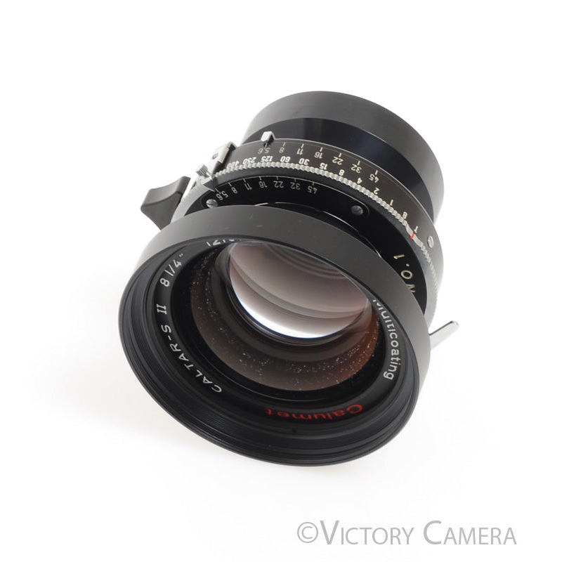 Calumet Caltar-S II 210mm f5.6 MC 4×5 View Camera Lens in Copal 1 Shutter [EXC-]