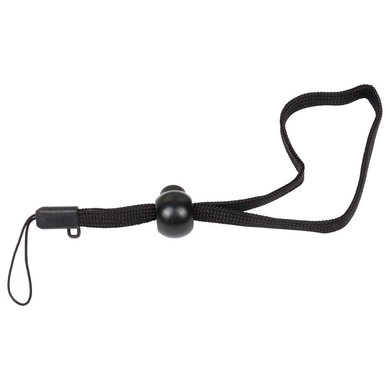 Nylon Lanyard with Lock Black