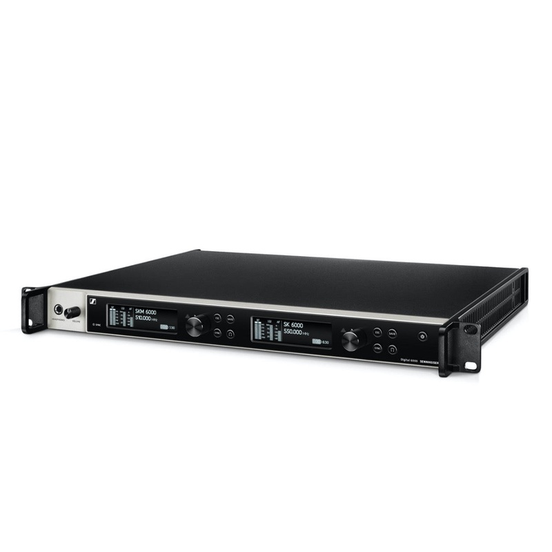 Sennheiser EM 6000 DANTE Digital 2-Channel Receiver – 508475