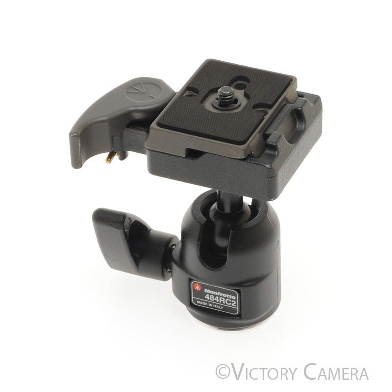 Manfrotto 484RC2 484 RC2 Tripod Ball Head w/ Quick Release Plate [EXC]