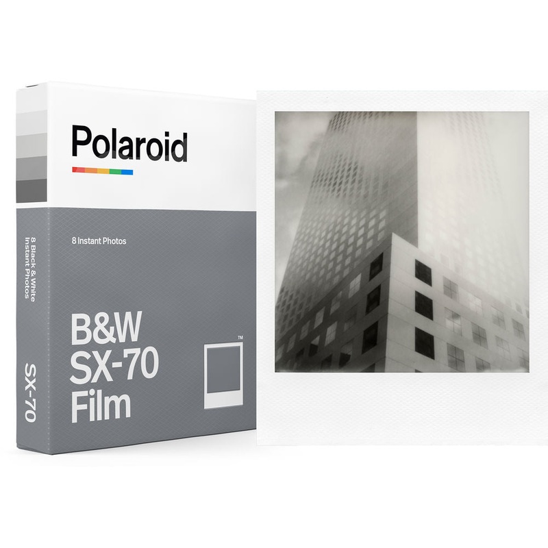 Polaroid Black & White SX-70 Instant Film – 8 Exposures