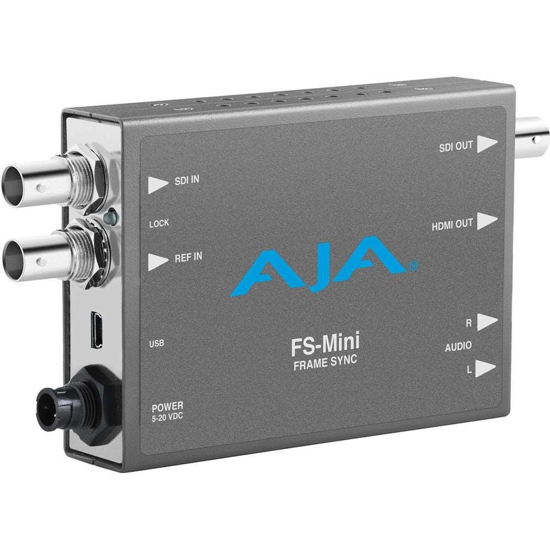 AJA FS-Mini 3G-SDI Utility Frame Synchronizer SDI and HDMI Simultaneous Outputs – FS-MINI-R0