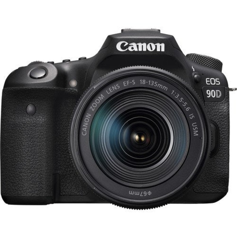 CLEARANCE Canon EOS 90D Digital SLR Camera with 18-135mm IS USM Lens