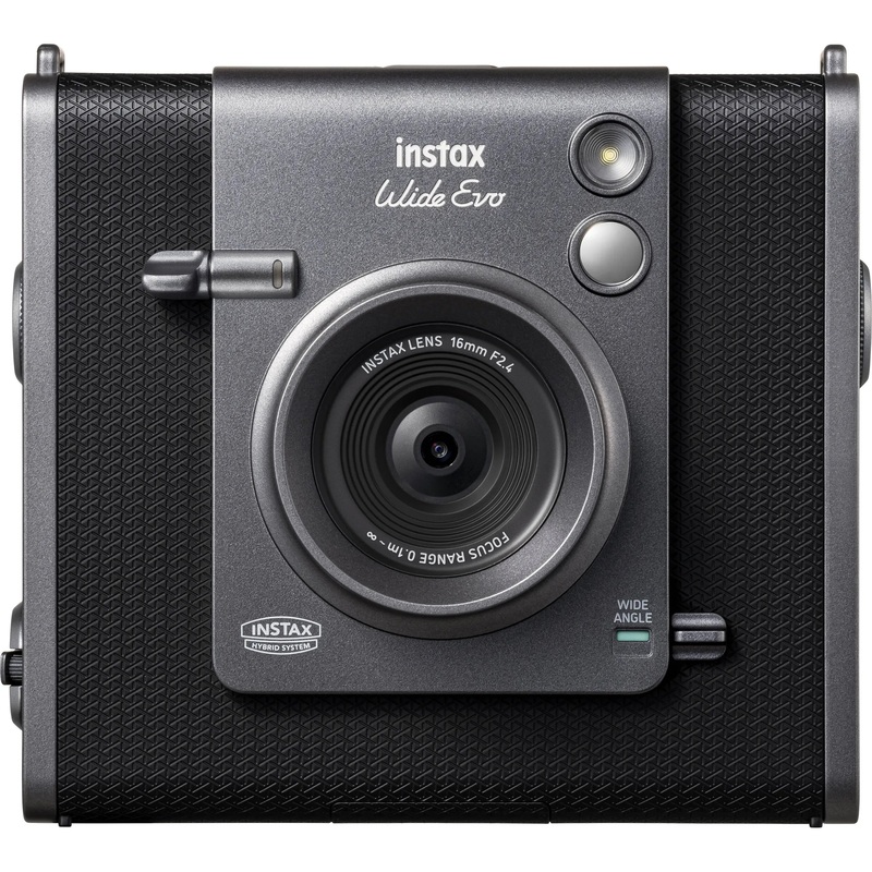 Fujifilm Instax Wide Evo Hybrid Instant Camera – Black