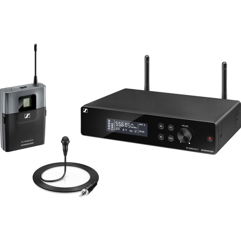 Sennheiser XSW 2-ME2 Wireless Lavalier Microphone System Presentation / Live Voice / Vocal – 507127