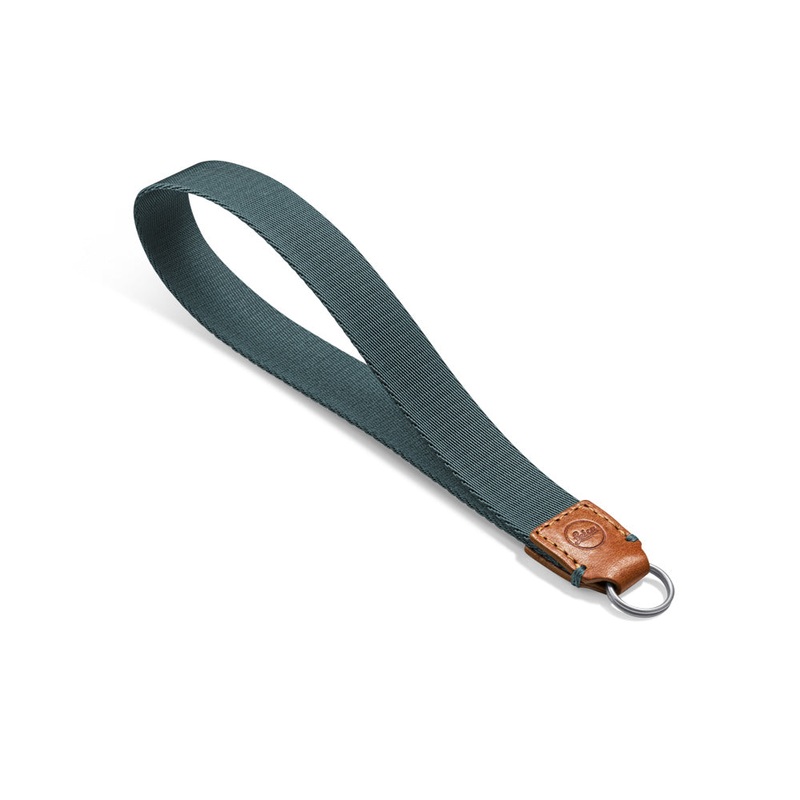 Leica D-Lux 8 Wrist Strap, Leather, Cognac – Petrol