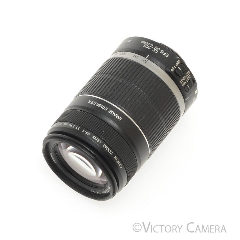 Canon EF-S 55-250mm f4.0-5.6 IS Telephoto Zoom Lens [EXC]