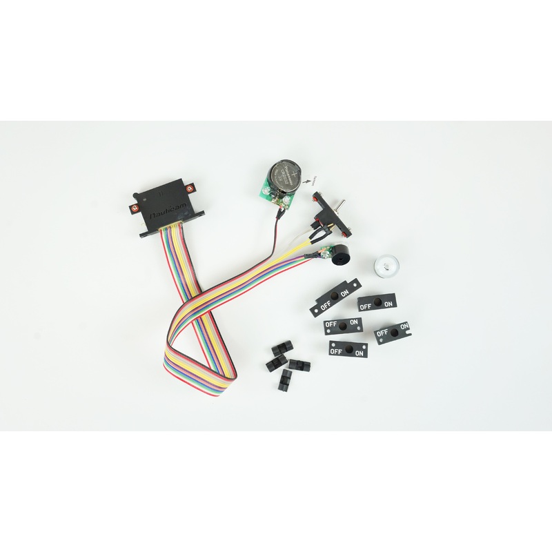 Vacuum Detection/Moisture Alarm PCB set (incl. on/off switch and mount, buzzer, moisture sensor, CR2032 battery holder and 4 colour LED; 2pcs Panasonic CR2032 batteries incl.)