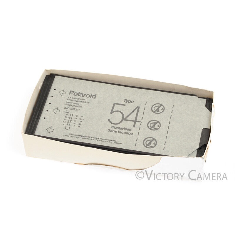Polaroid 54 20 photos 4×5 ISO 100/DIN 21 Instant Sheet Film -EXPIRED- [AS-IS]