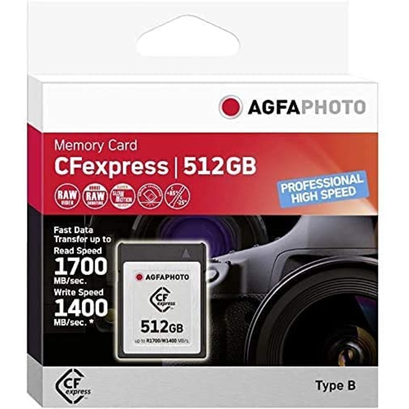 AgfaPhoto CFexpress 512GB Professional High Speed compact flash card