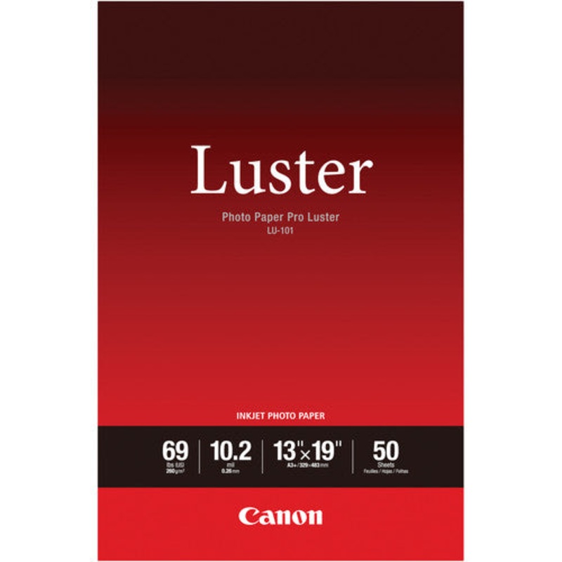 Canon Photo Paper Pro Luster 13 x 19″ 50 Sheets