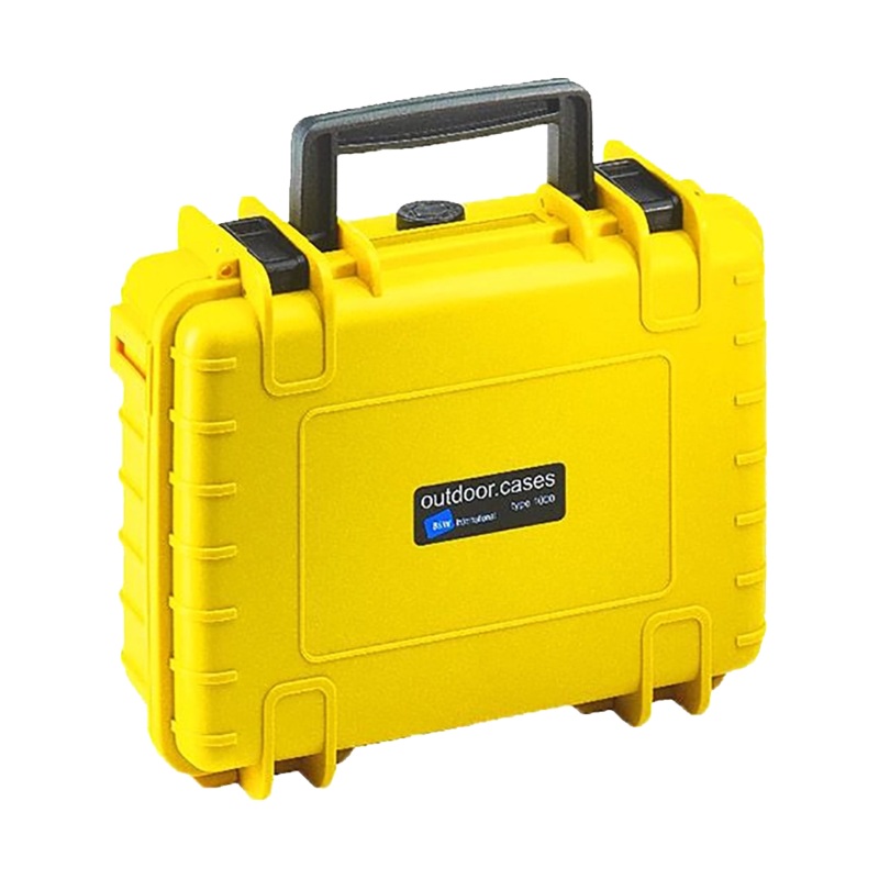 B&W International Type 1000 Outdoor Hard Case with Foam Insert (Yellow)