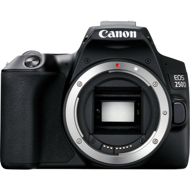 Canon EOS 250D/Rebel SL3 DSLR Camera (Black, Body Only)