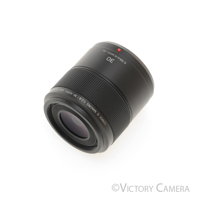 Panasonic Lumix G Macro 30mm f2.8 ASPH Mega OIS Macro Lens for M4/3 [EXC+]