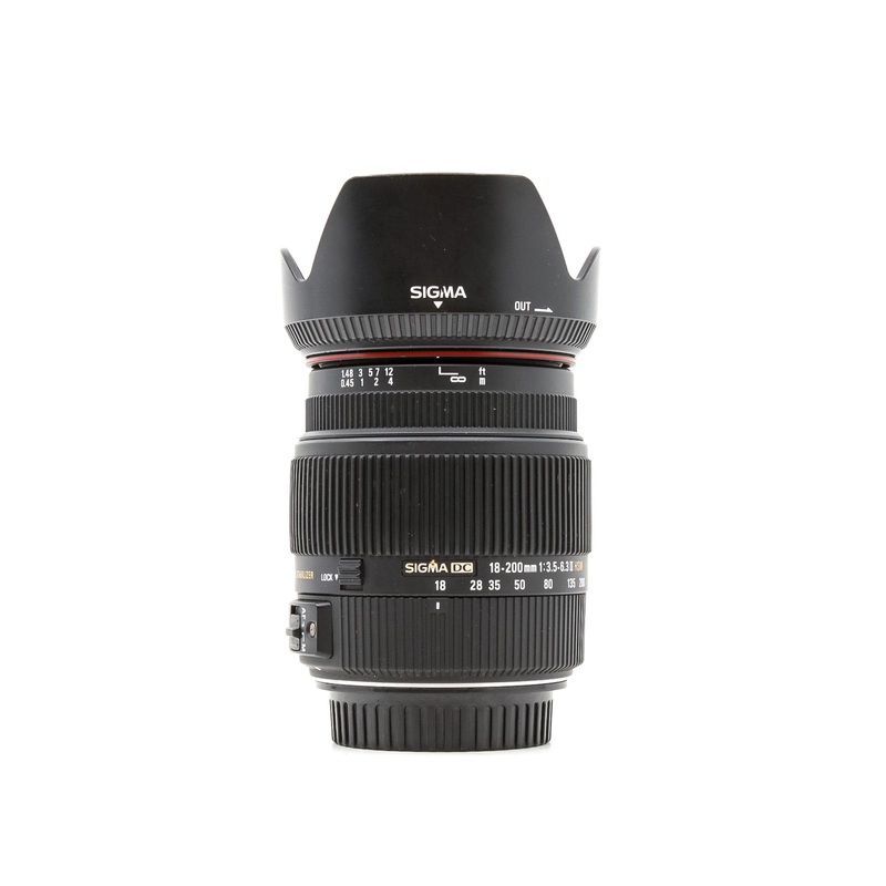 Sigma 18-200mm f/3.5-6.3 DC OS HSM II – Canon EF-S Fit