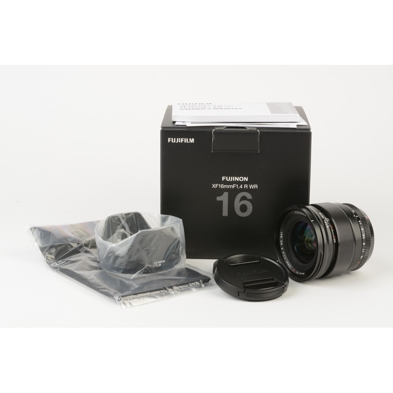 FujiFilm XF 16mm F1.4 R WR Fujinon Lens, Barely Ever Used